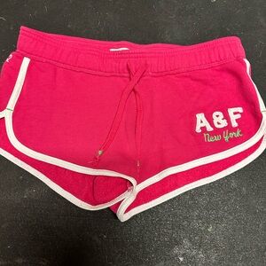 Bright pink Abercrombie vintage shorts